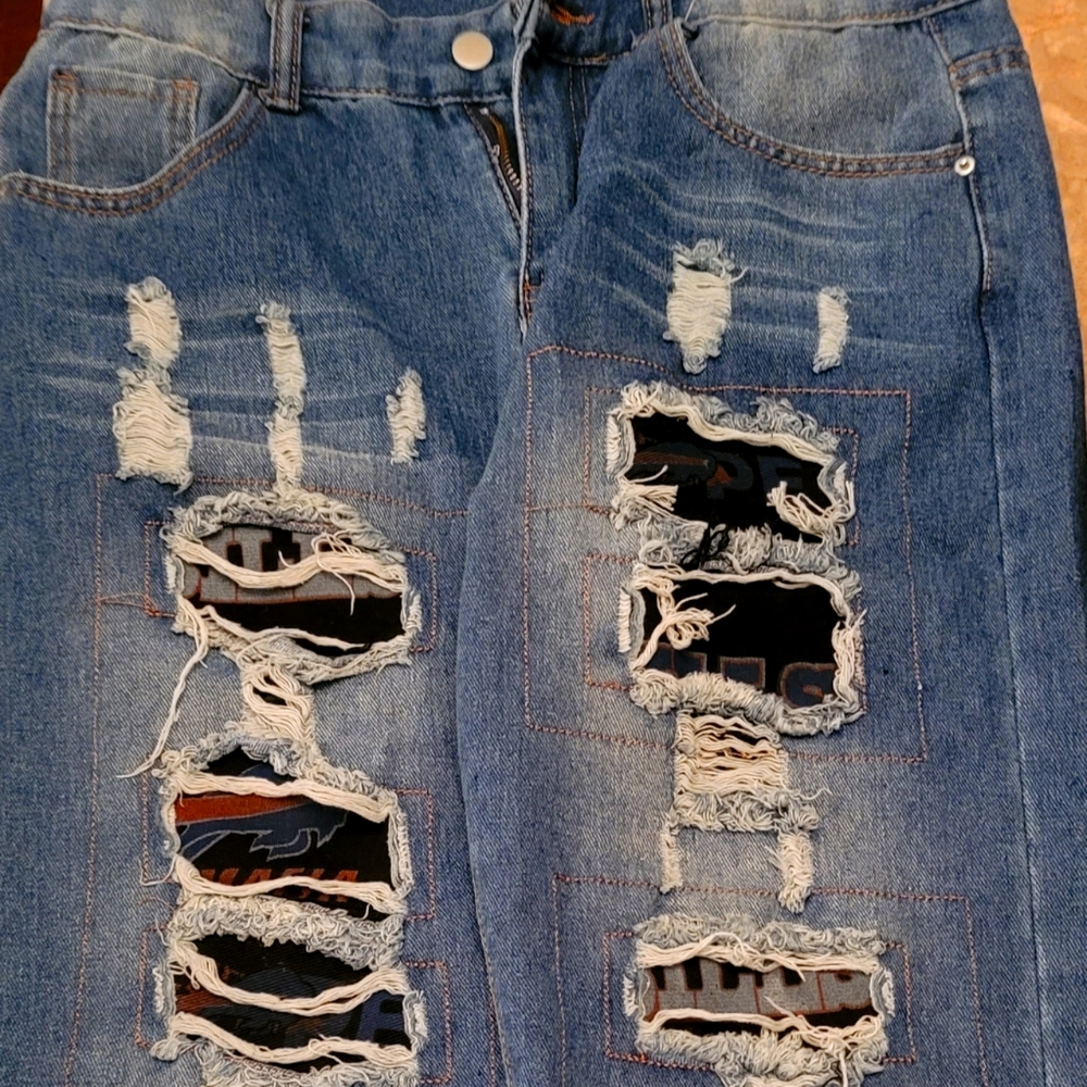 Buffalo Bills Mom Jeans